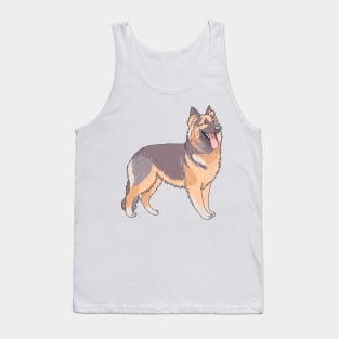 Long Haired German Shepherd Tank Top